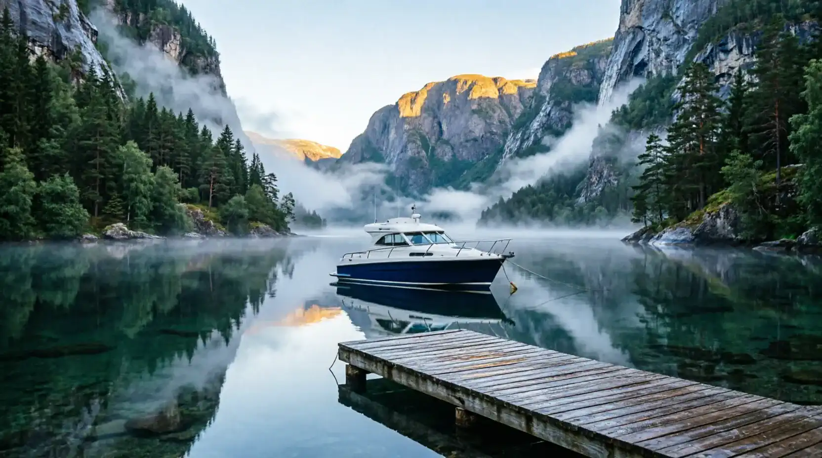 Verborgene Fjordlandschaft